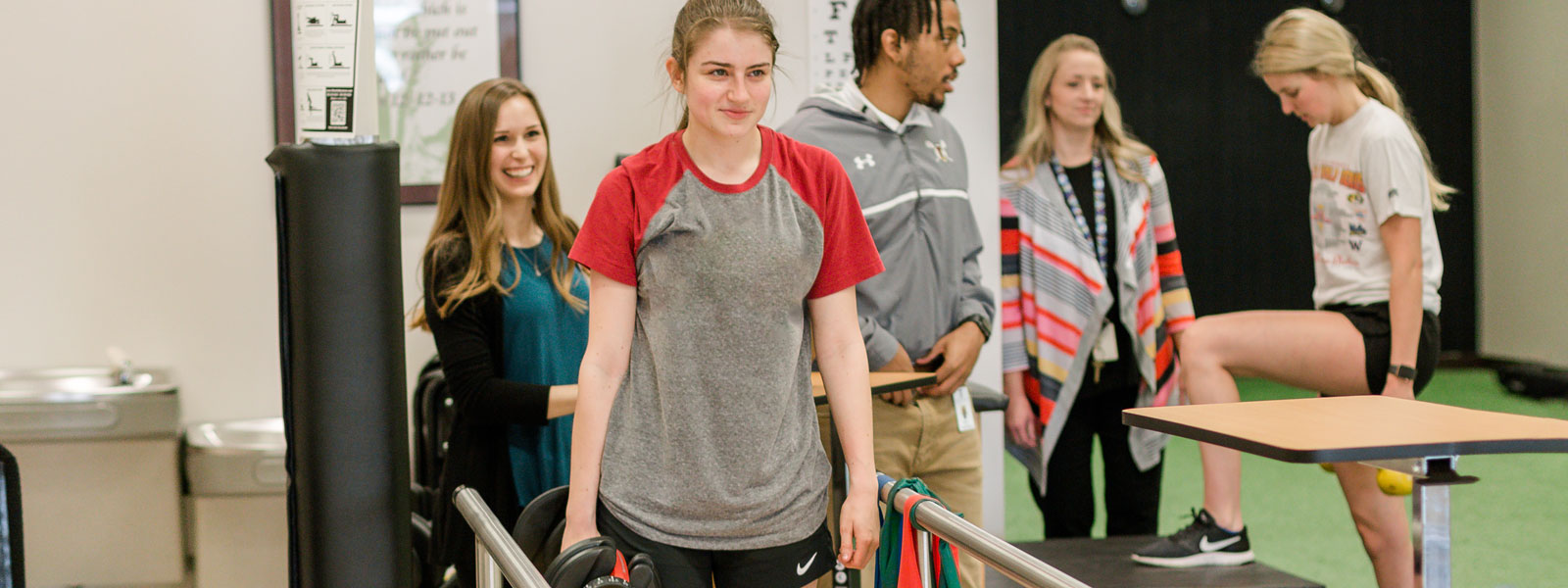 students get hands-on experience working with patients in faculty clinic